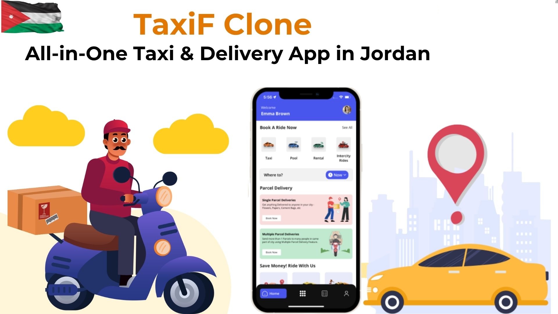 taxi and delivery app jordan