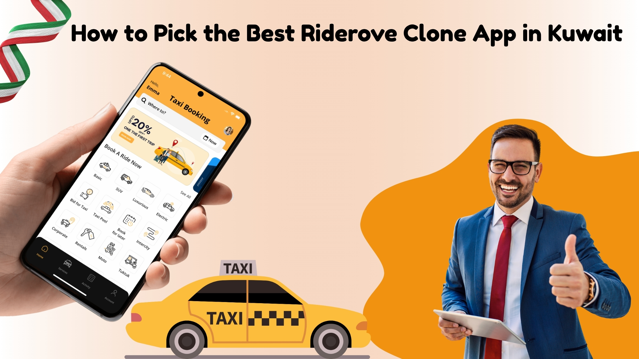 Best Riderove Clone App in Kuwait