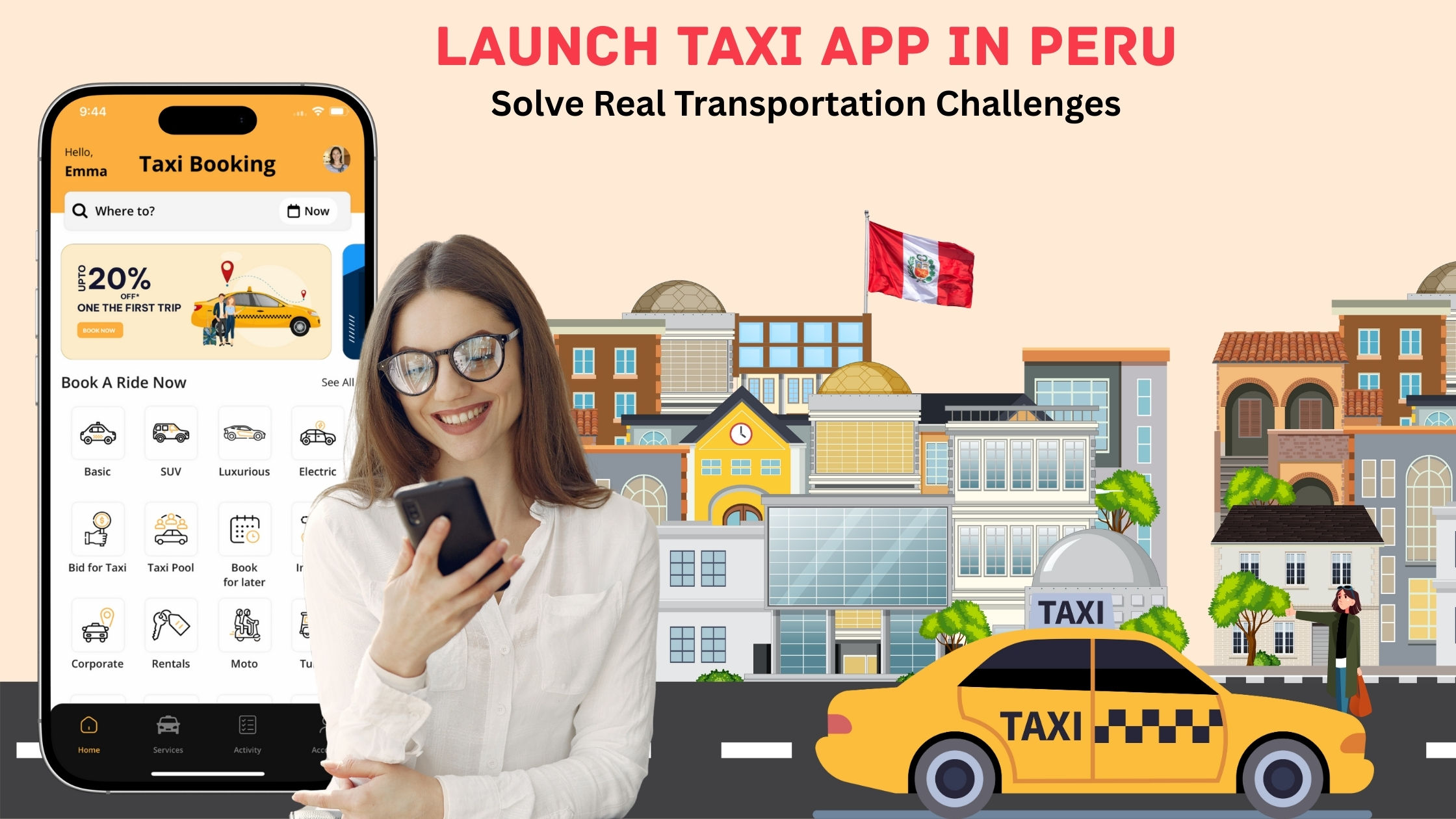 Launching a Taxi App in Peru