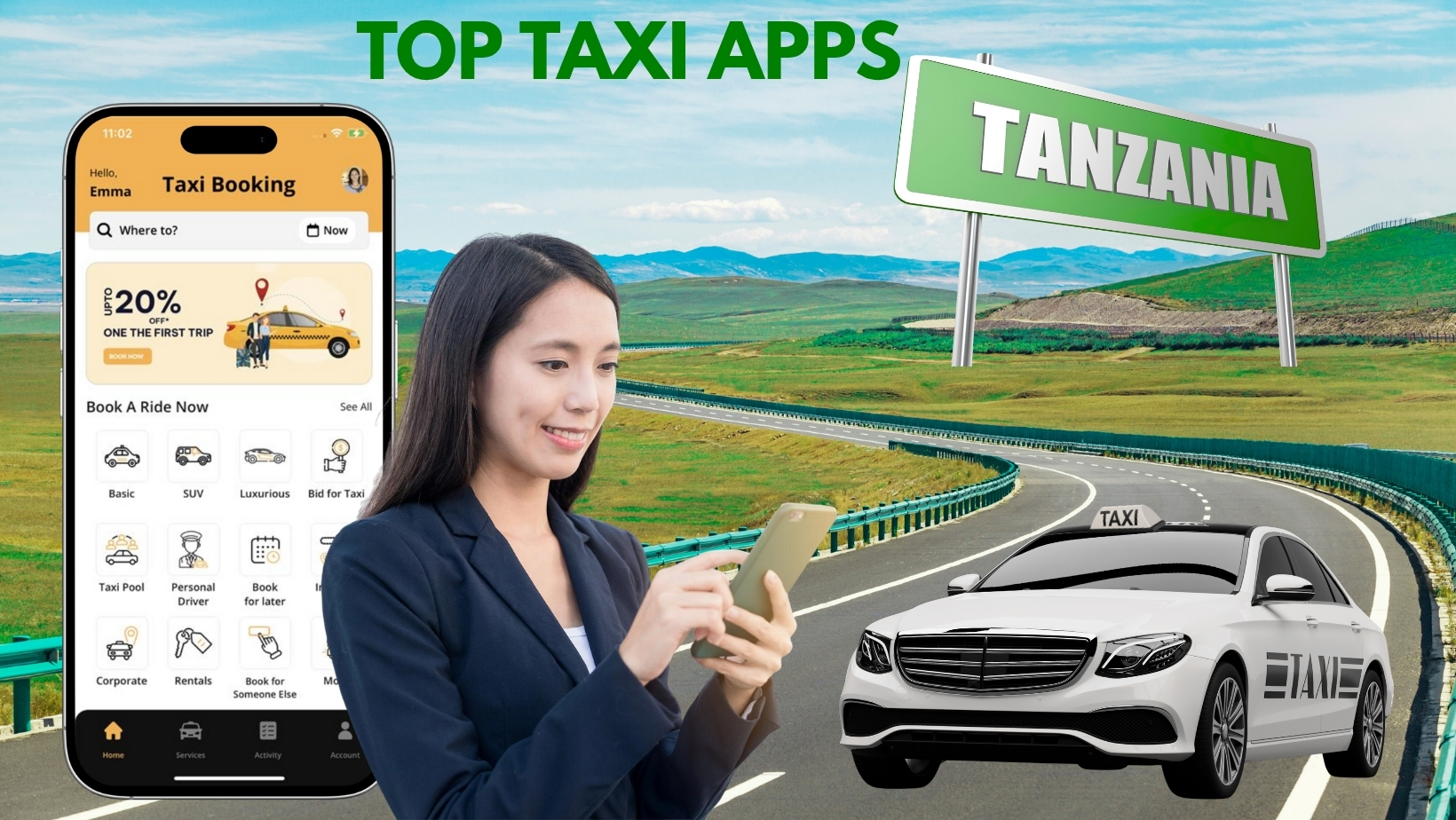 Top Taxi Apps in Tanzania